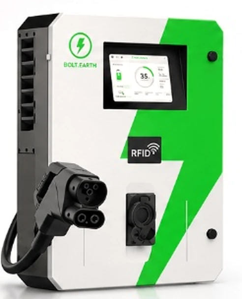 Bolt.earth Lightning DC 30 kW single gun CCS2 wall mounted charger